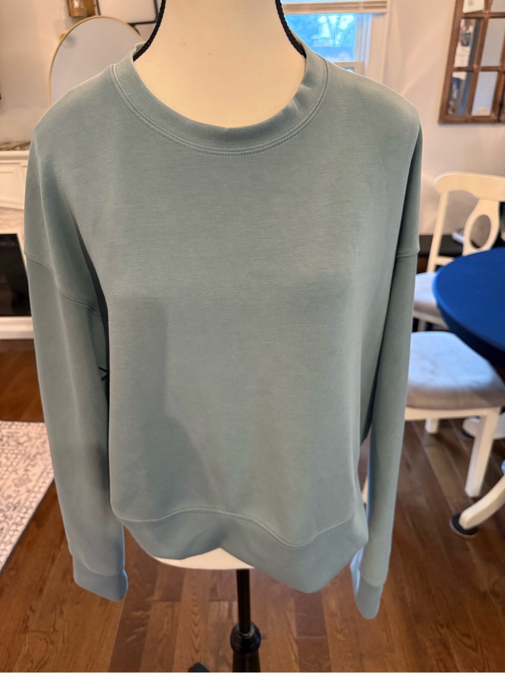 Bailey 44 Sage Green Modal Blend Crewneck Sweater Size XL